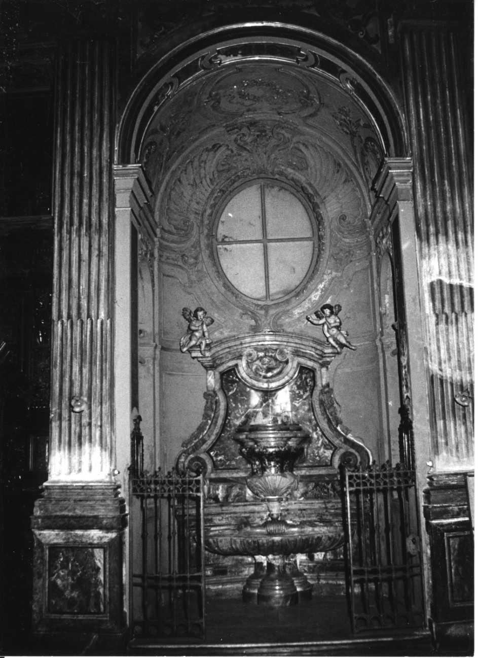 vasca, opera isolata - bottega piemontese (prima metà sec. XVIII)
