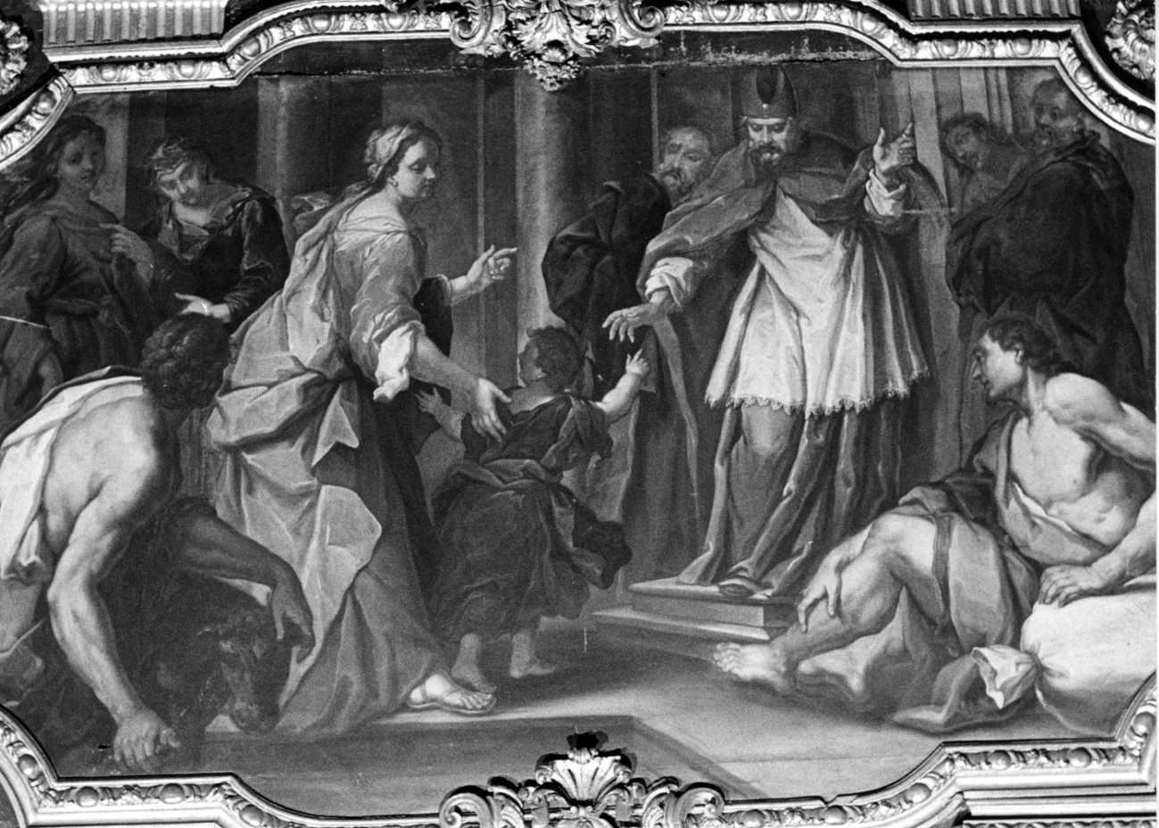 Anna presenta Samuele a Eli (dipinto, elemento d'insieme) di Duranda Gianna (secondo quarto sec. XVIII)