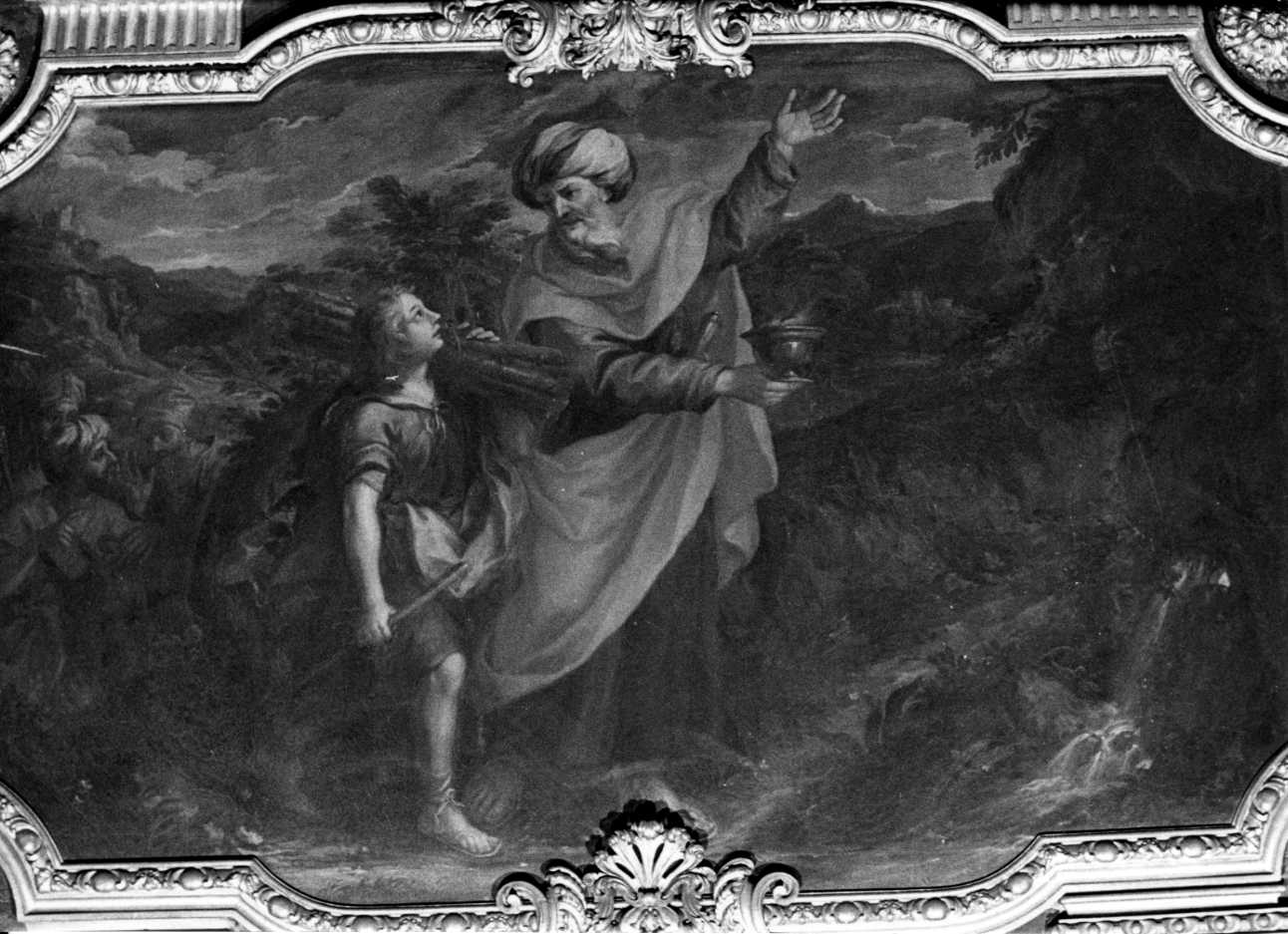 sacrificio di Isacco (dipinto, elemento d'insieme) - ambito piemontese (secondo quarto sec. XVIII)