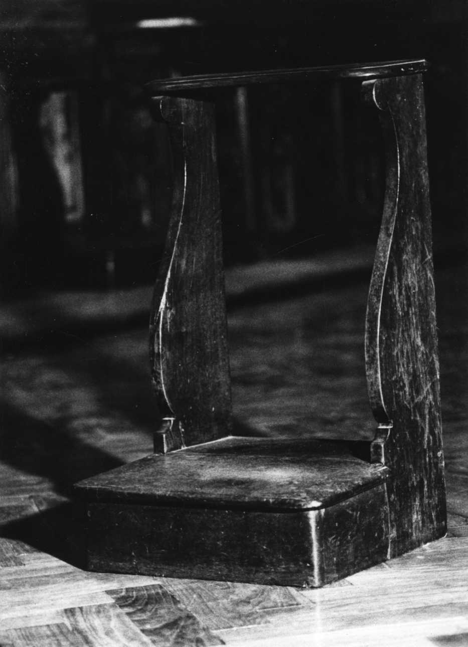 inginocchiatoio, serie - bottega piemontese (fine sec. XVIII)