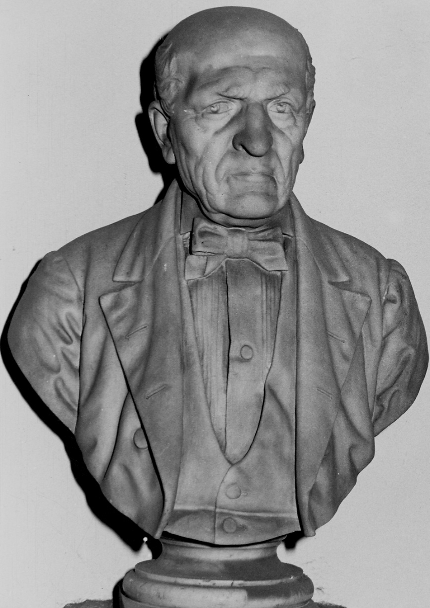 busto ritratto di Bernardo Pavesio (busto, opera isolata) di Elia G (ultimo quarto sec. XIX)