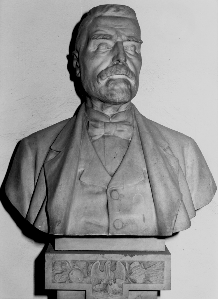 busto ritratto di Paolo Bossi (busto, opera isolata) di Bossi Paolo (inizio sec. XX)