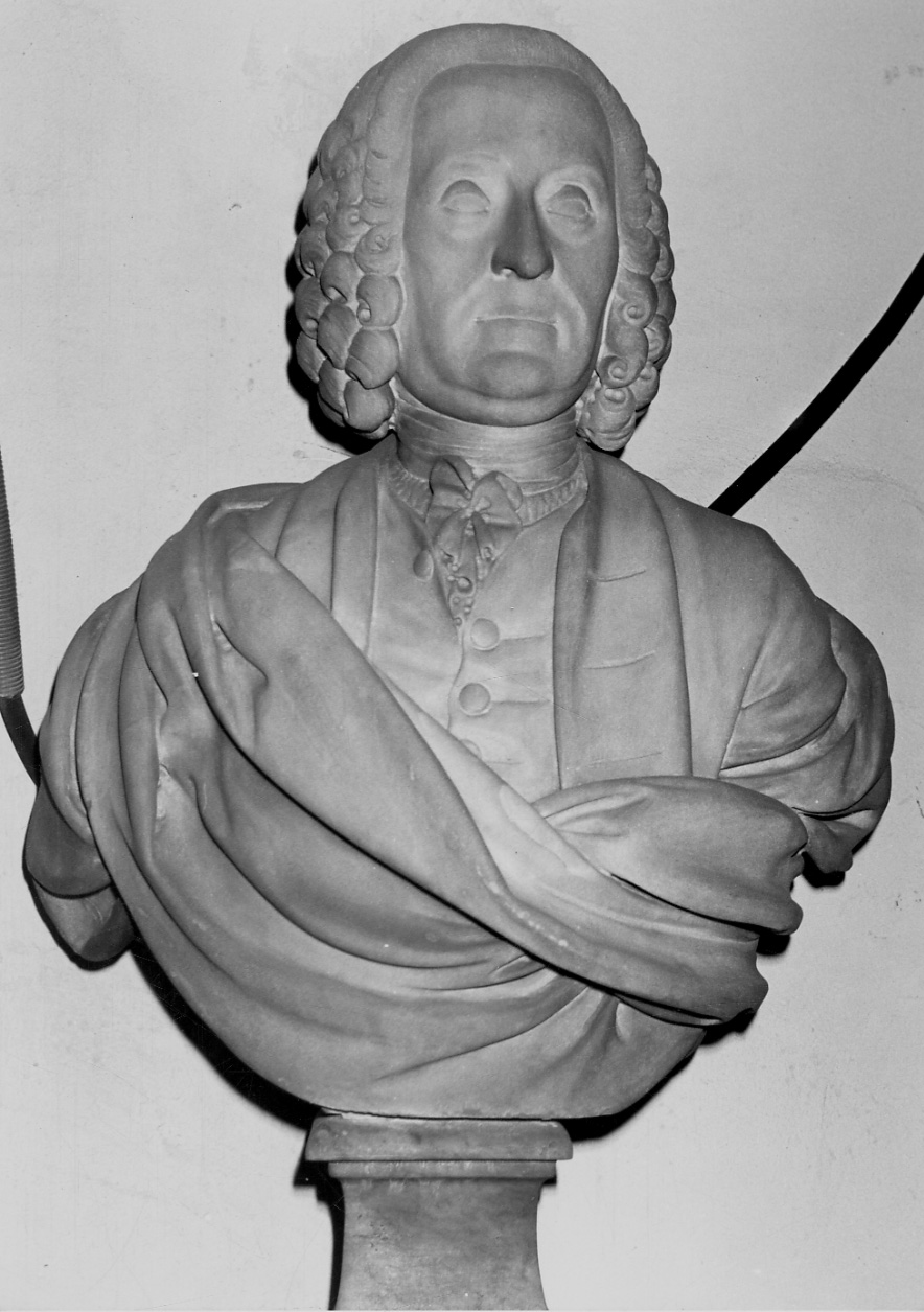 busto ritratto di Paolo Spitalier (busto, opera isolata) - bottega piemontese (ultimo quarto sec. XVIII)