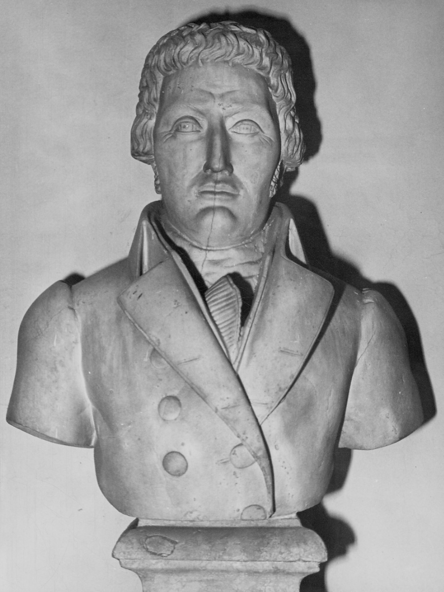 busto ritratto di Giovanni Ignazio Vietti (busto, opera isolata) di Ferrero Luigi (secondo quarto sec. XIX)