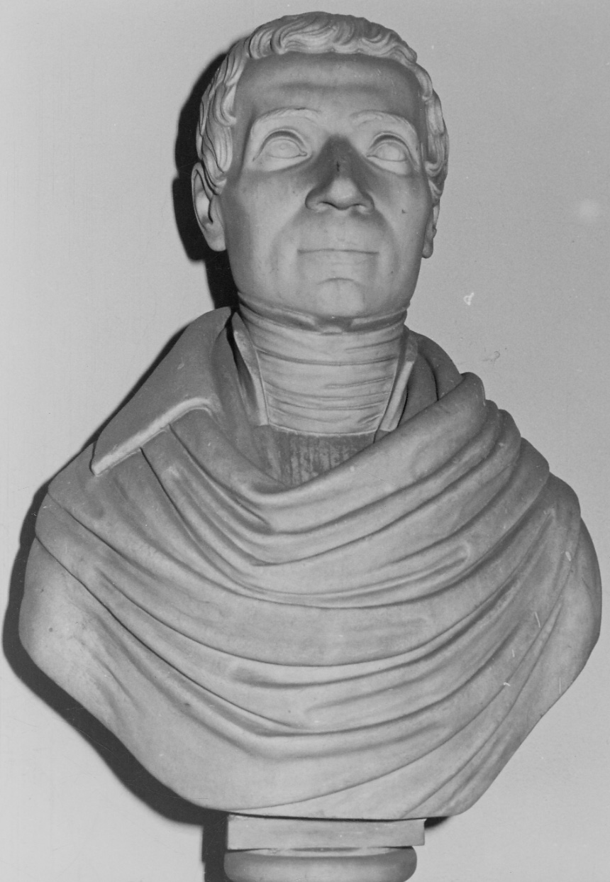 busto ritratto di Pietro Leone (busto, opera isolata) di Gemignani Francesco (metà sec. XIX)