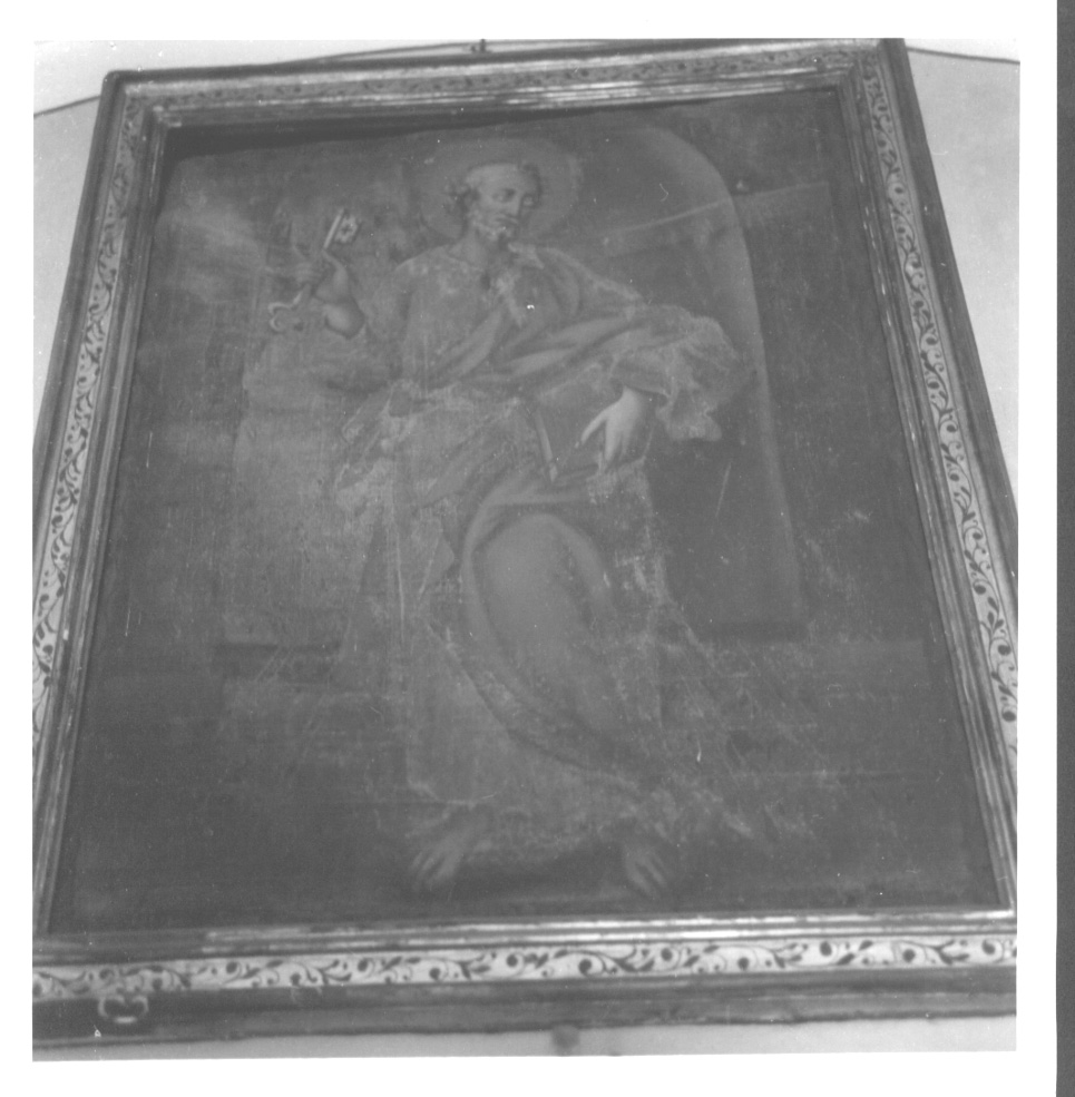 San Pietro Apostolo (dipinto, opera isolata) - ambito piemontese (sec. XVII)