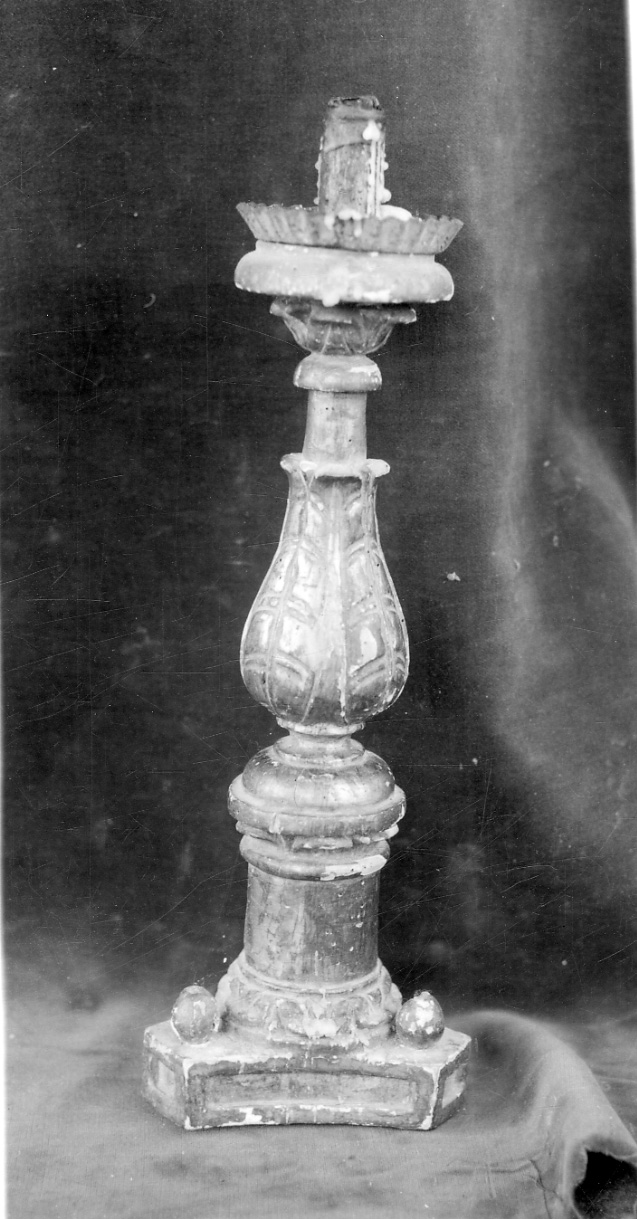 candeliere, coppia - bottega piemontese (primo quarto sec. XIX)