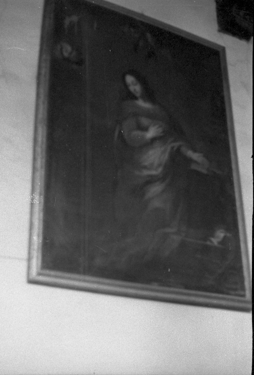 Madonna annunciata (dipinto, elemento d'insieme) di Dauphin Charles (maniera) (sec. XVII)