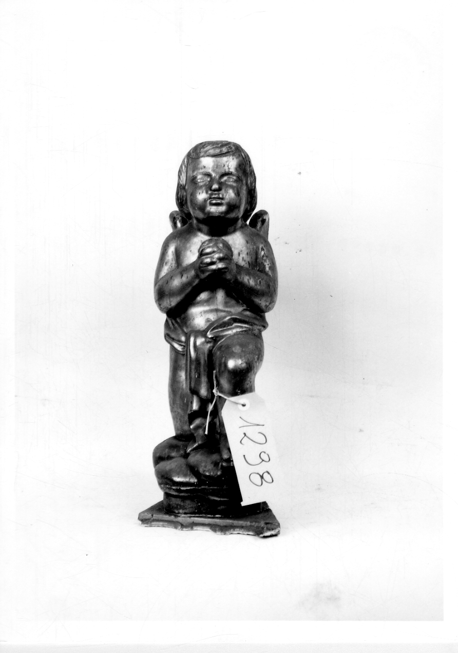 angelo adorante (scultura, opera isolata) - bottega piemontese (prima metà sec. XIX)