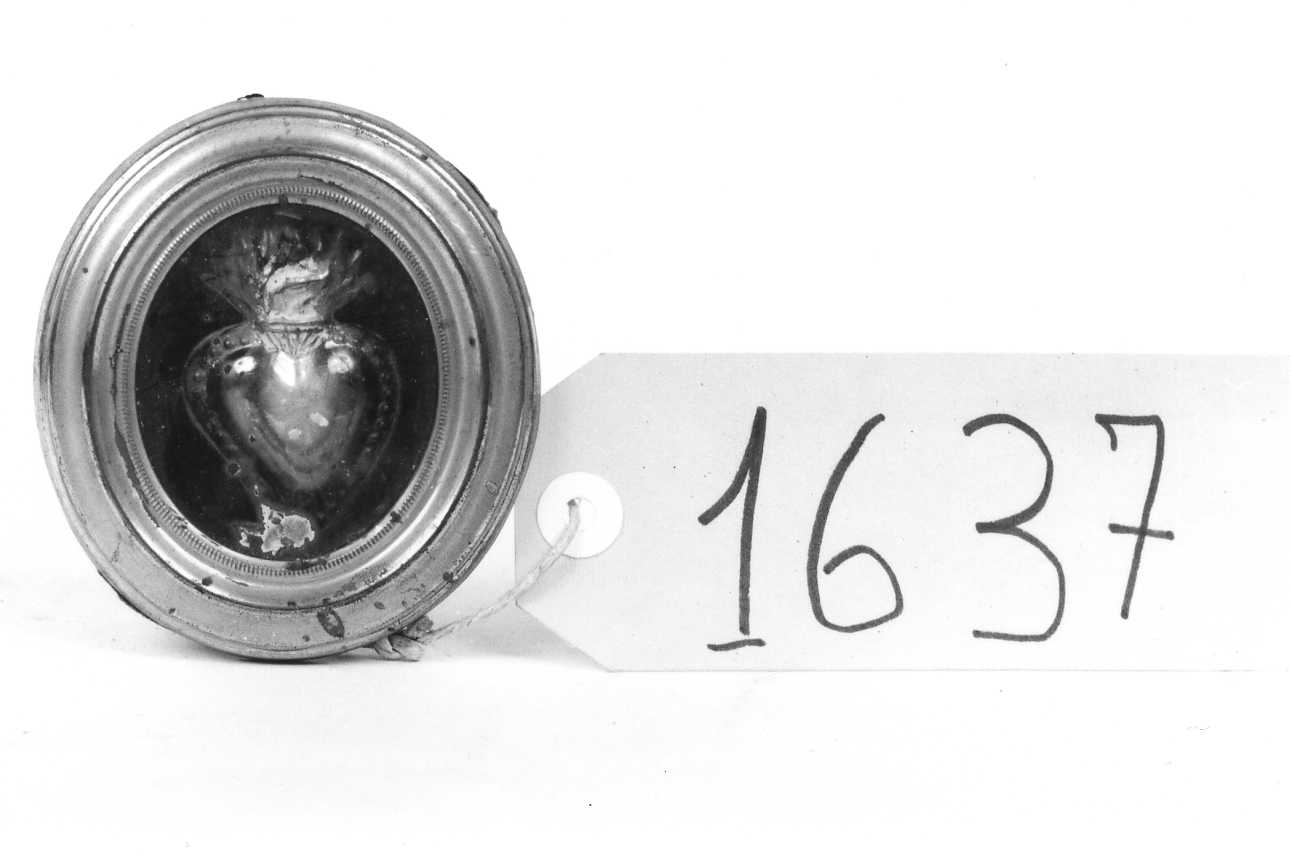 Sacro Cuore di Gesù (ex voto, opera isolata) - bottega piemontese (secondo quarto sec. XX)