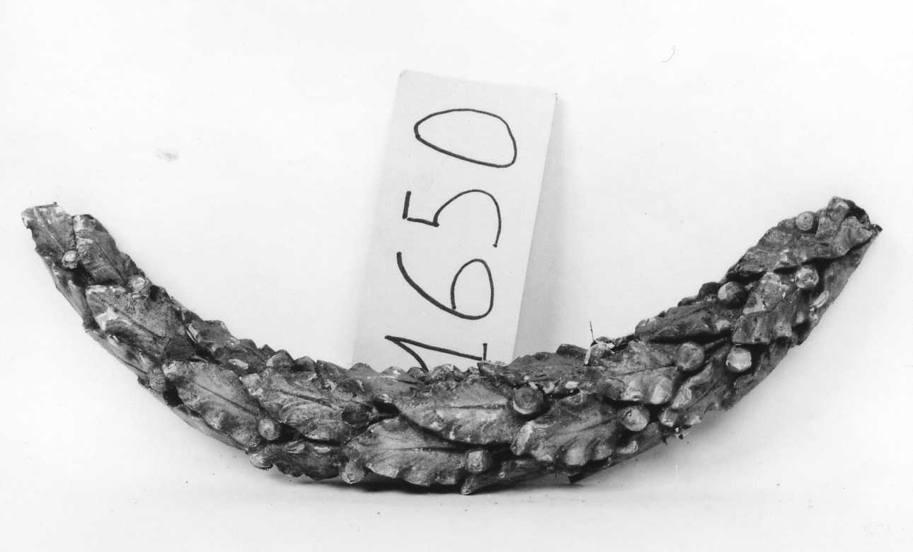 decorazione plastica, frammento - bottega piemontese (ultimo quarto sec. XVIII)