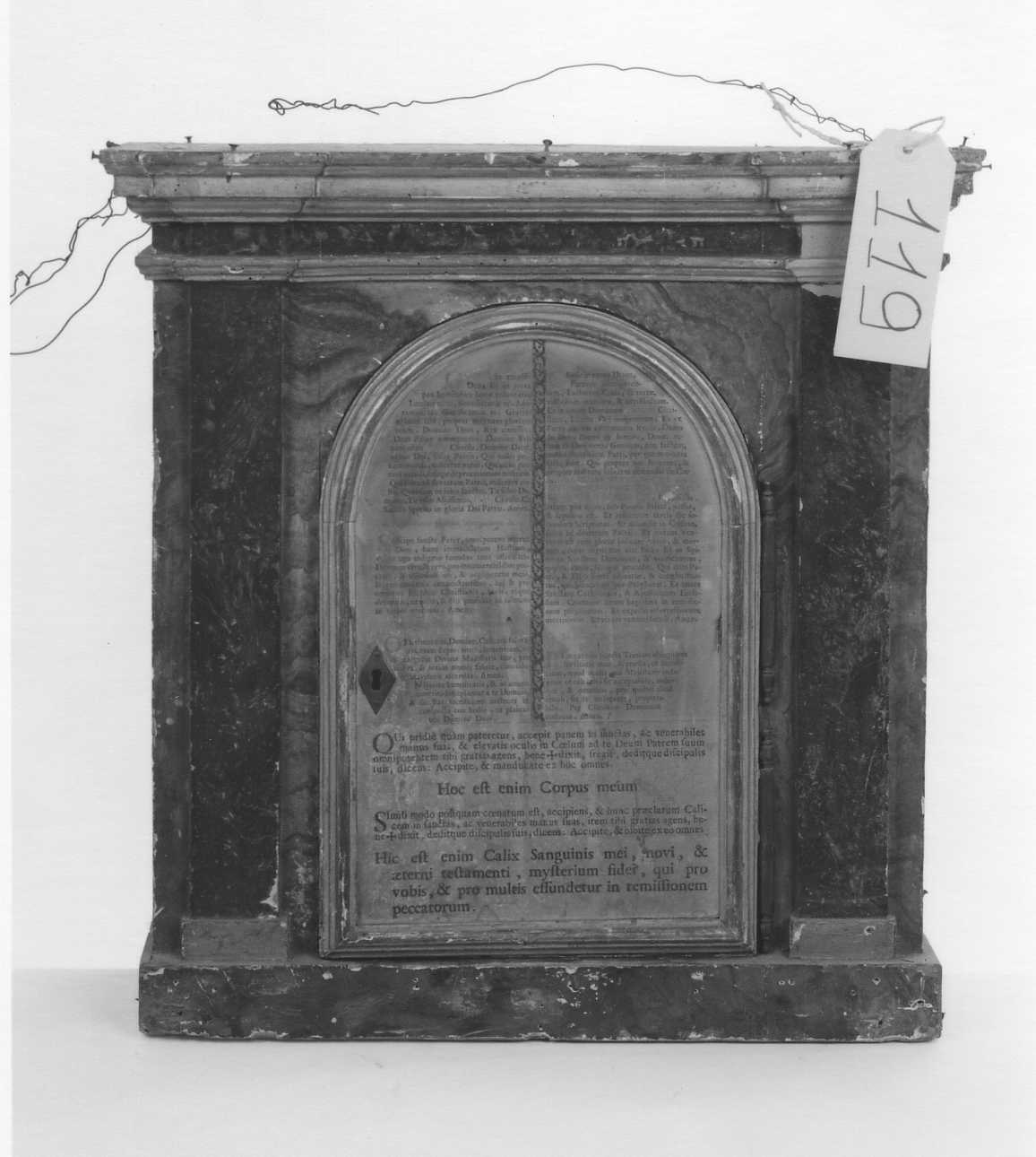 tabernacolo - a tempietto, frammento - bottega piemontese (prima metà sec. XIX)