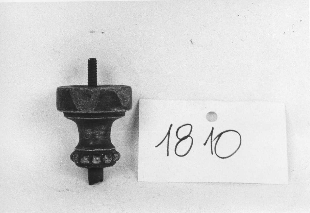 candelabro, frammento - bottega piemontese (prima metà sec. XIX)