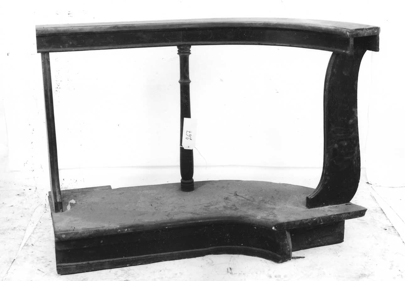 inginocchiatoio, frammento - bottega piemontese (prima metà sec. XIX)