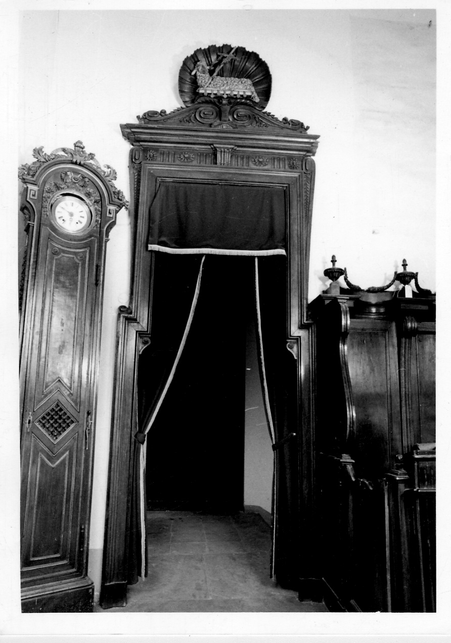 mostra di porta, serie - bottega piemontese (sec. XIX)