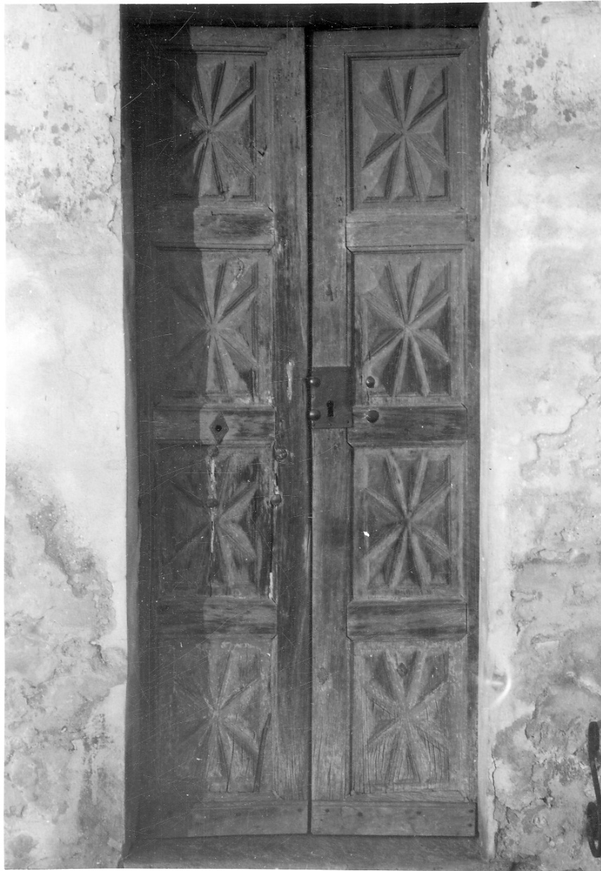 porta - a due battenti, opera isolata - bottega piemontese (sec. XVII)