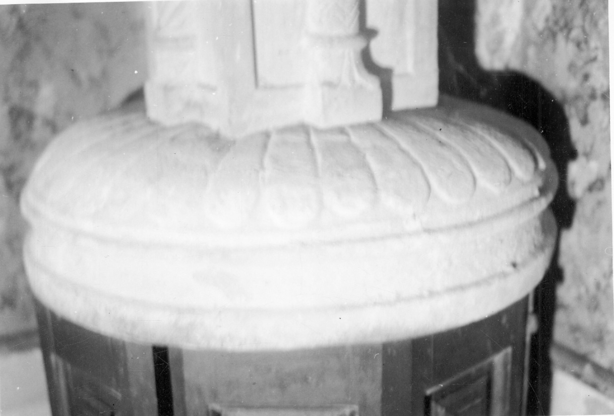 fonte battesimale, opera isolata - ambito piemontese (inizio sec. XVII)