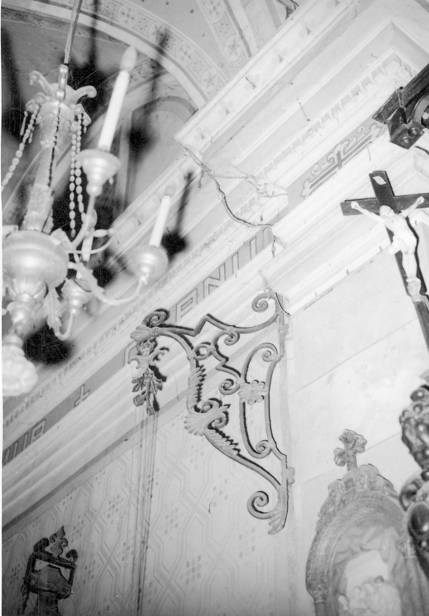 candeliere da parete, serie - ambito casalese (sec. XVIII)