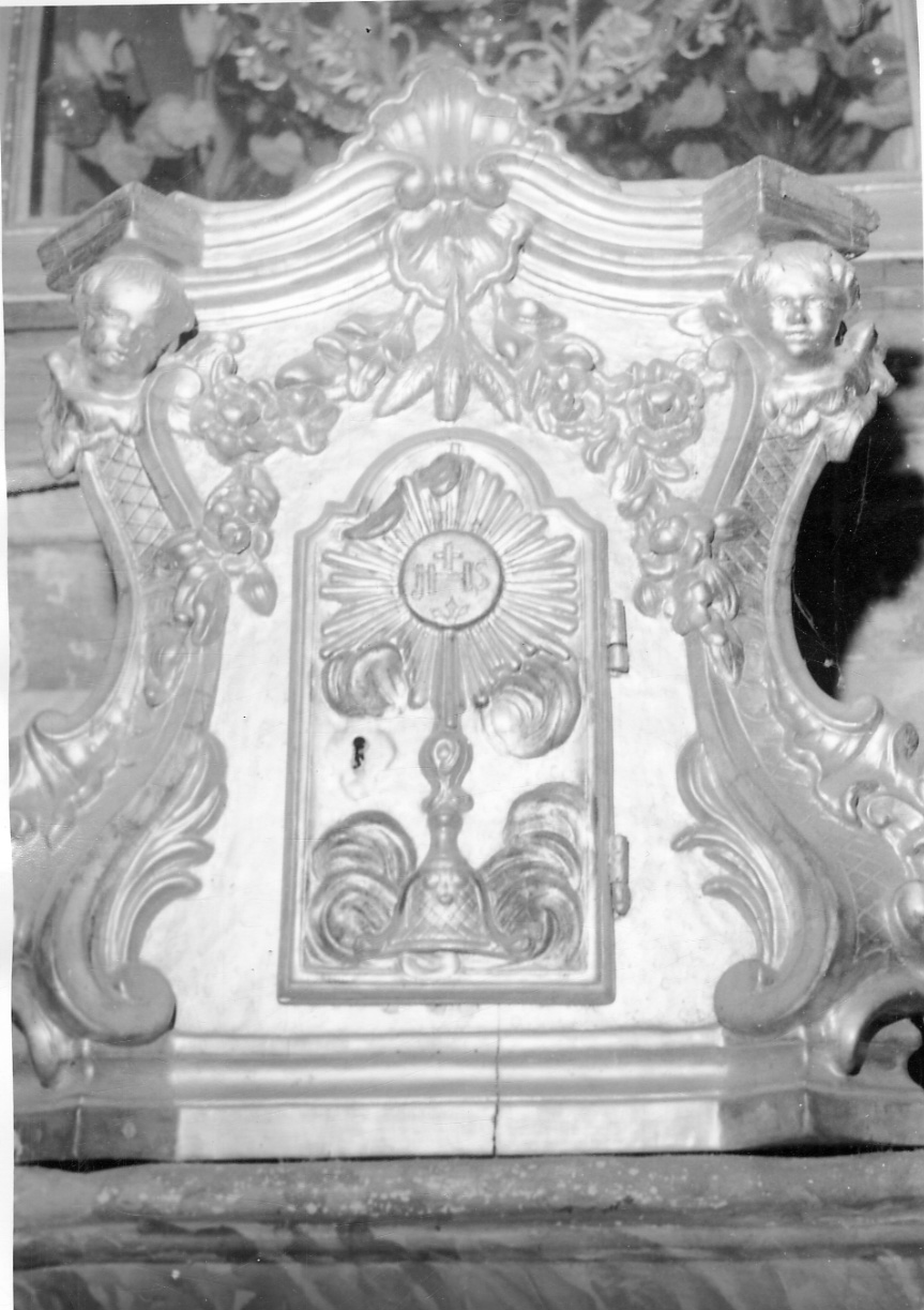 angioletti (tabernacolo - a frontale architettonico, opera isolata) - ambito torinese (sec. XVIII)