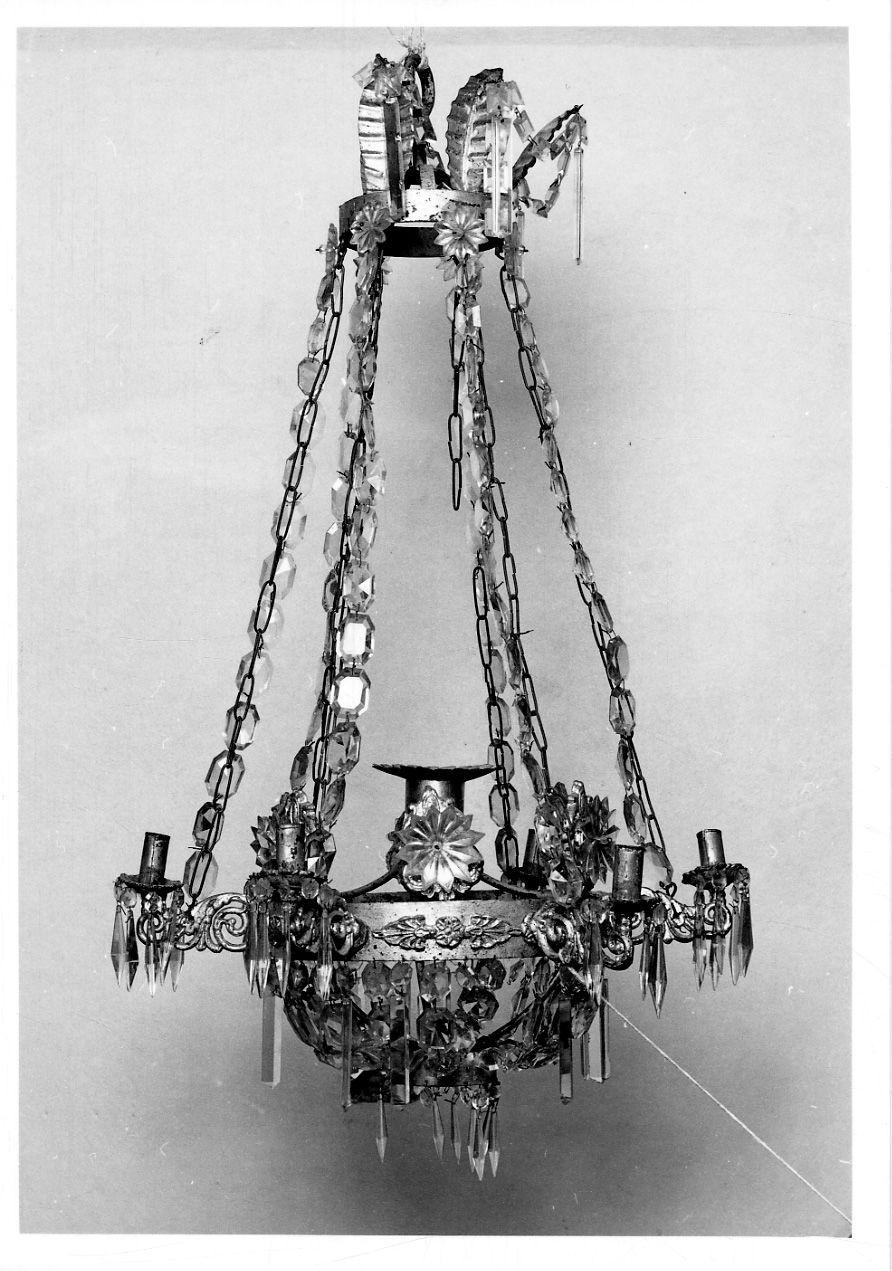 corona di luci, serie - bottega torinese (metà sec. XIX)