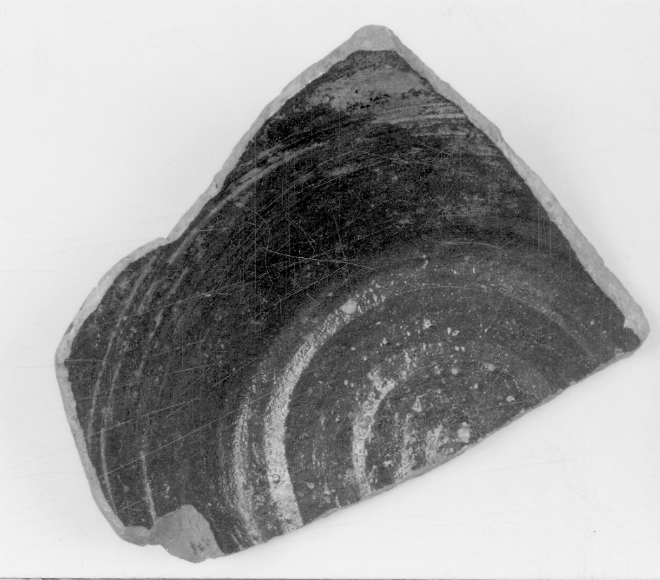 catino, frammento - bottega piemontese (sec. XVI)