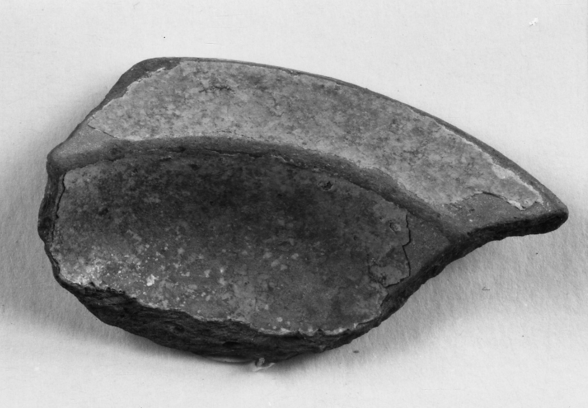 scodellina, frammento - bottega piemontese (secc. XV/ XVIII)