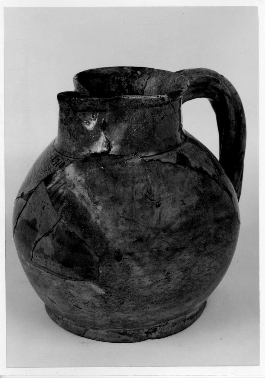 boccale, opera isolata - bottega piemontese (secc. XV/ XVIII)