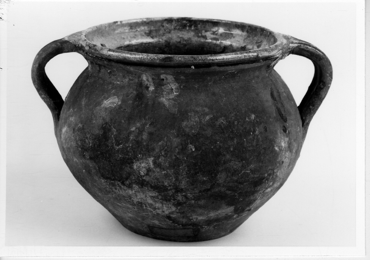 olla - biansata, opera isolata - bottega piemontese (secc. XV/ XVIII)