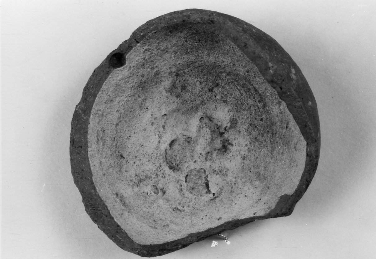 vasetto, frammento - bottega piemontese (secc. XV/ XVII)