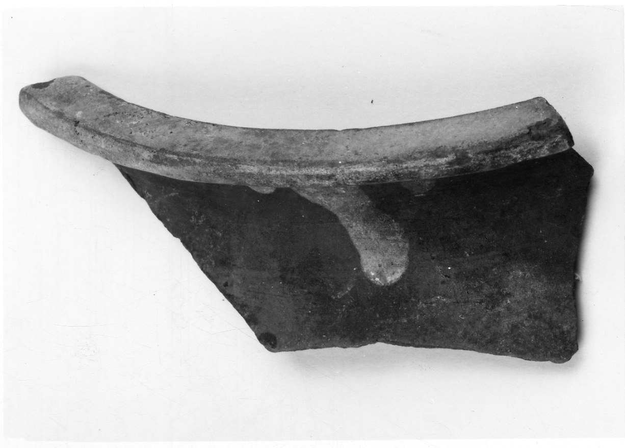 olla, frammento - bottega piemontese (secc. XV/ XVII)