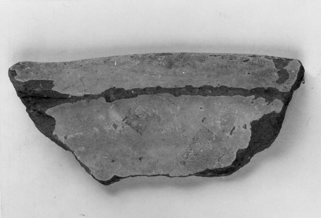 catino, frammento - bottega piemontese (secc. XV/ XVII)