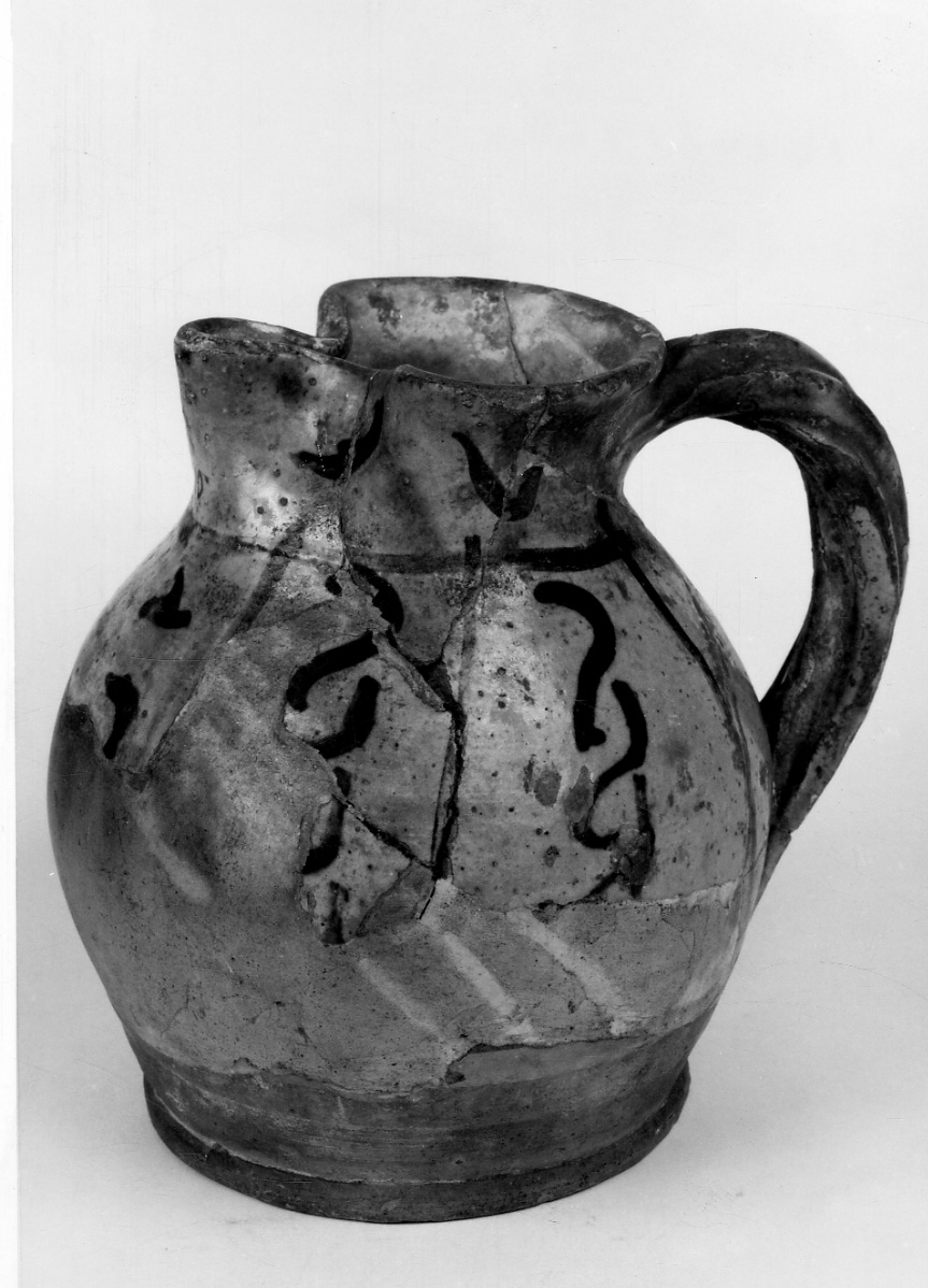 boccale, opera isolata - bottega piemontese (secc. XIV/ XV)