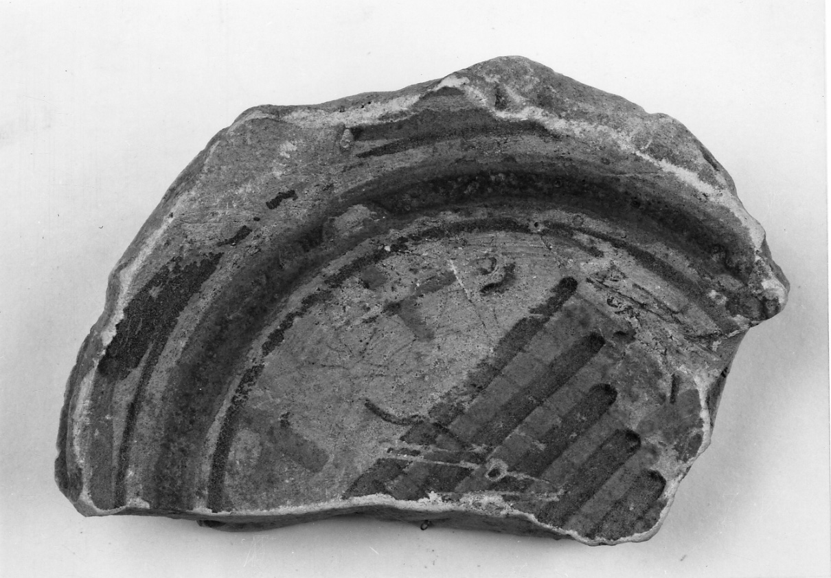 scodella, frammento - bottega piemontese (secc. XVI/ XVII)