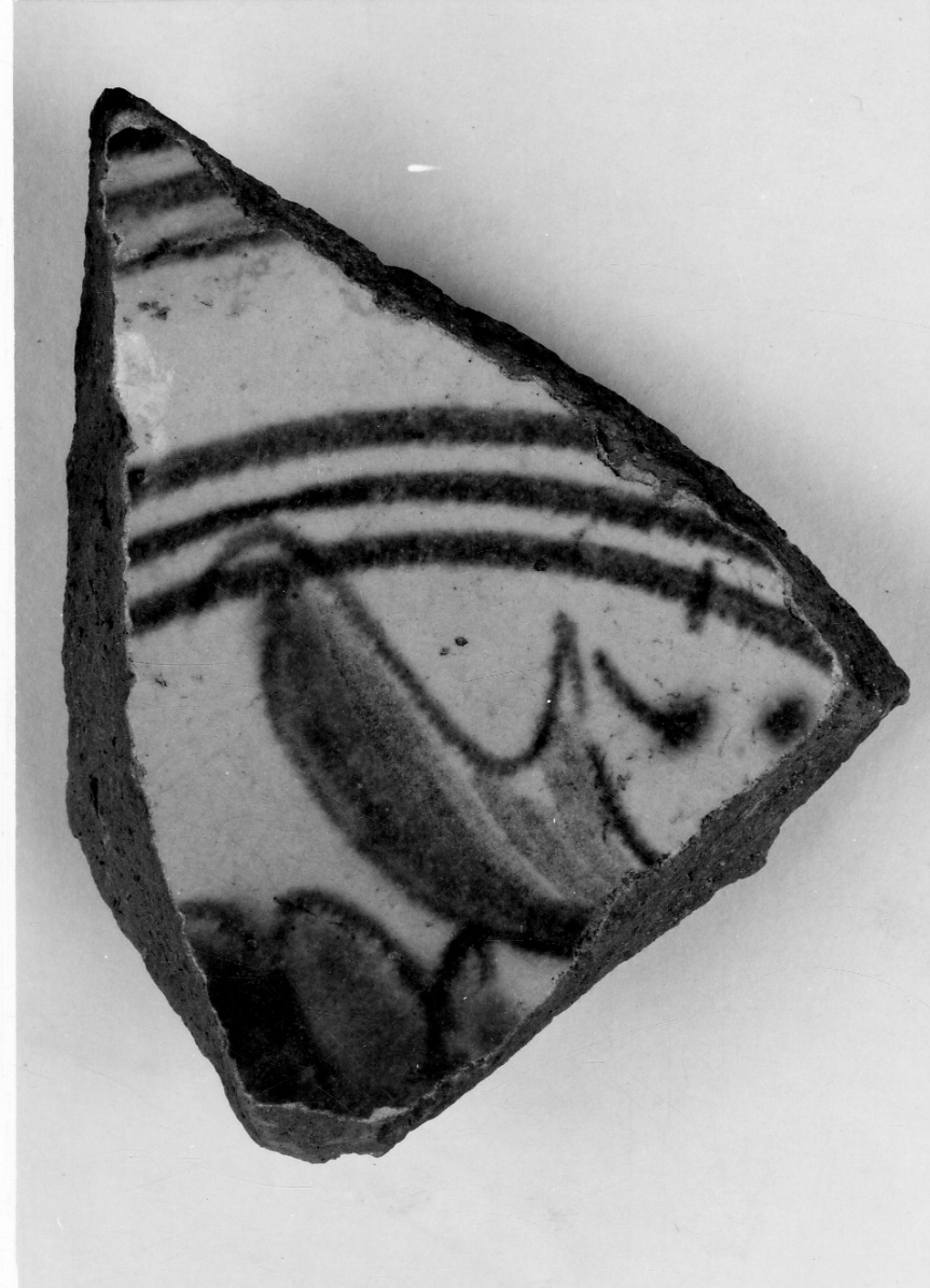 scodella, frammento - bottega piemontese (secc. XVI/ XVII)