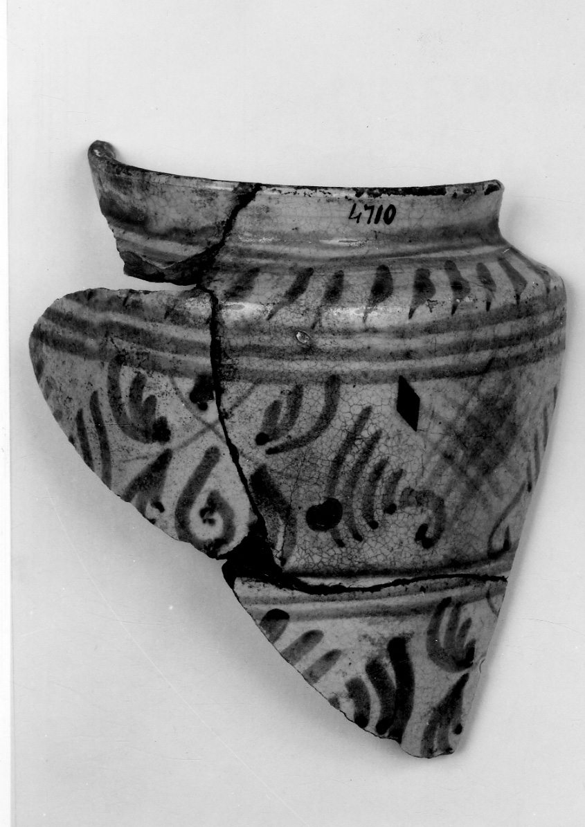 alberello, frammento - bottega piemontese (secc. XVI/ XVII)