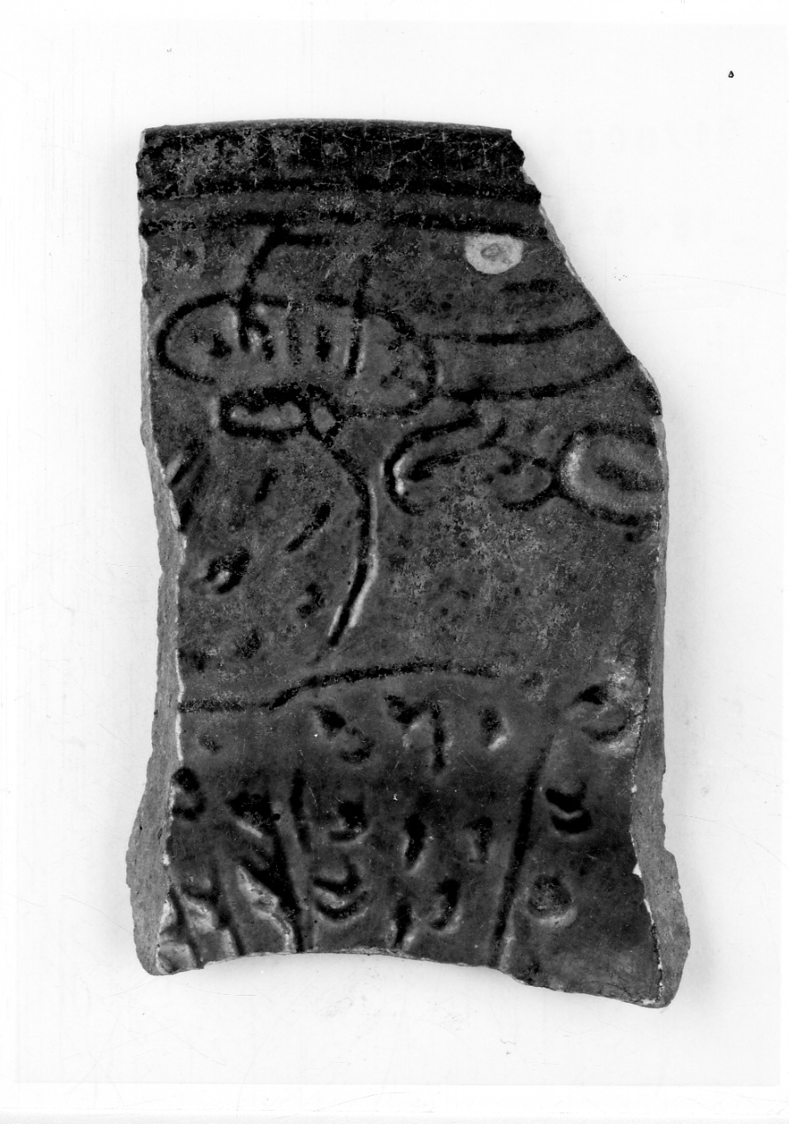 piatto, frammento - bottega piemontese (sec. XVI)