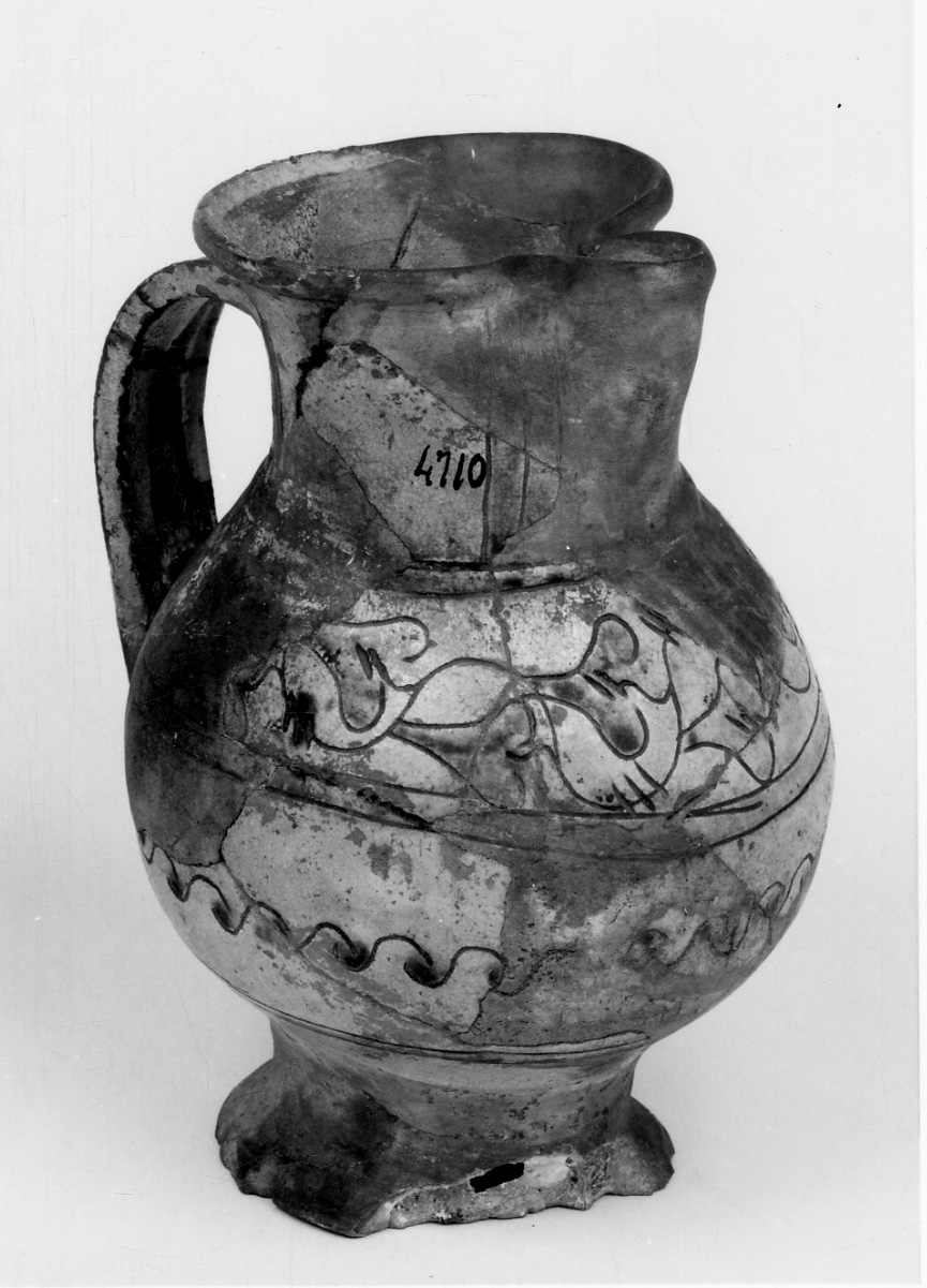 boccale, opera isolata - bottega piemontese (secc. XV/ XVI)