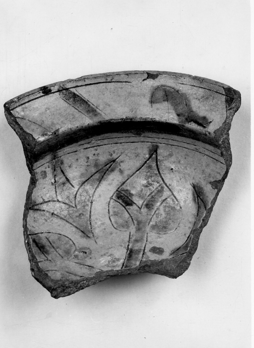 scodella, frammento - bottega piemontese (secc. XV/ XVI)