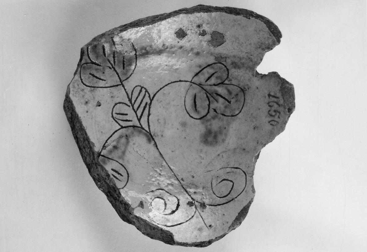 bacino, frammento - bottega piemontese (secc. XV/ XVI)