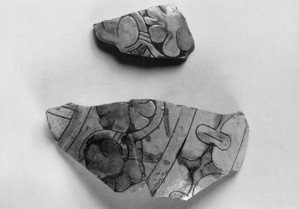 boccale, frammento - bottega piemontese (secc. XV/ XVI)