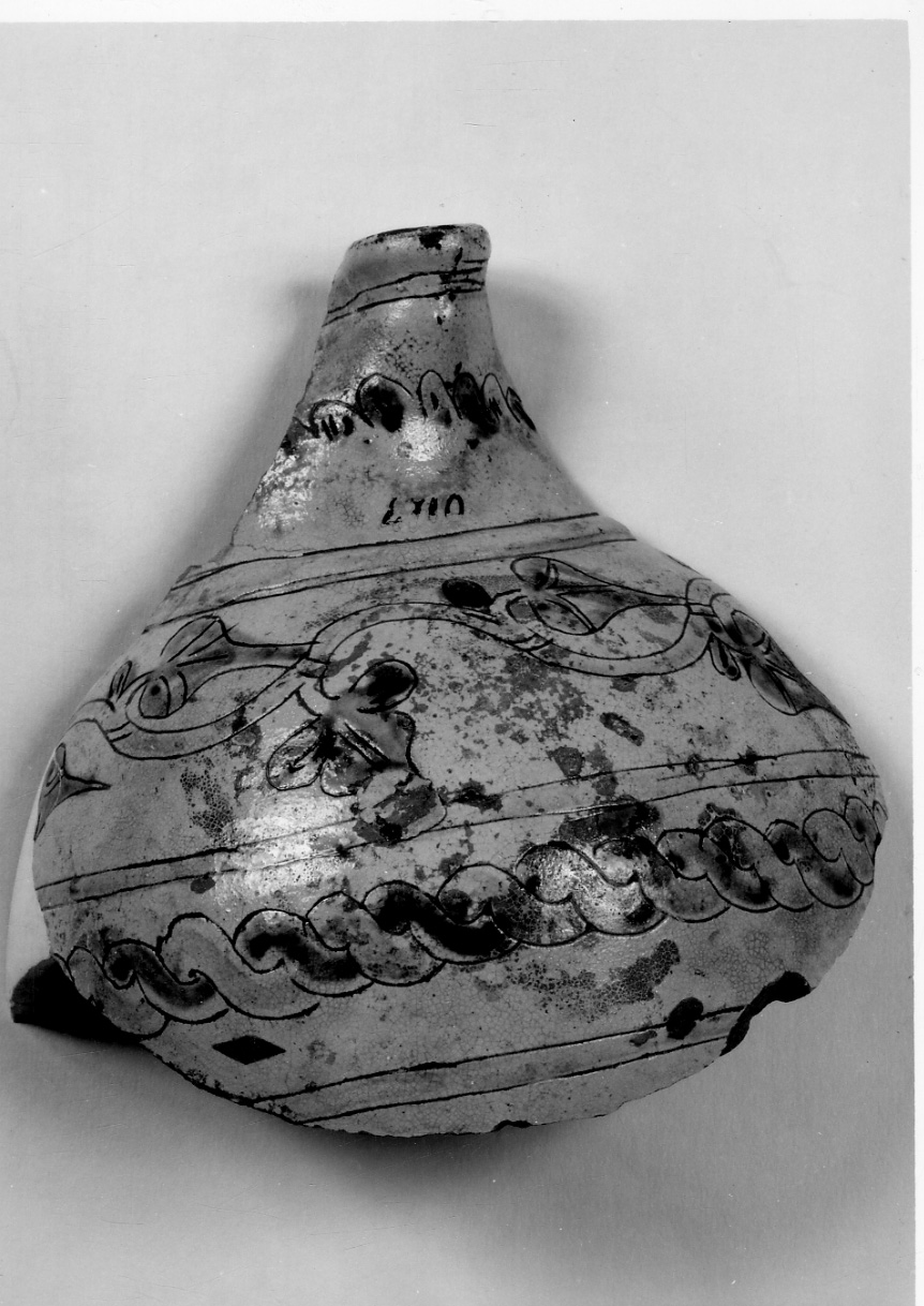 boccale, frammento - bottega piemontese (secc. XV/ XVI)