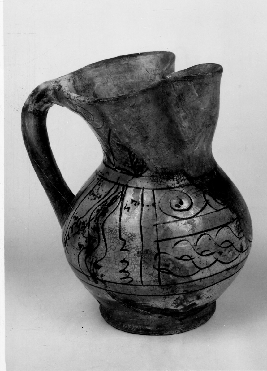 boccale, opera isolata - bottega piemontese (secc. XV/ XVI)