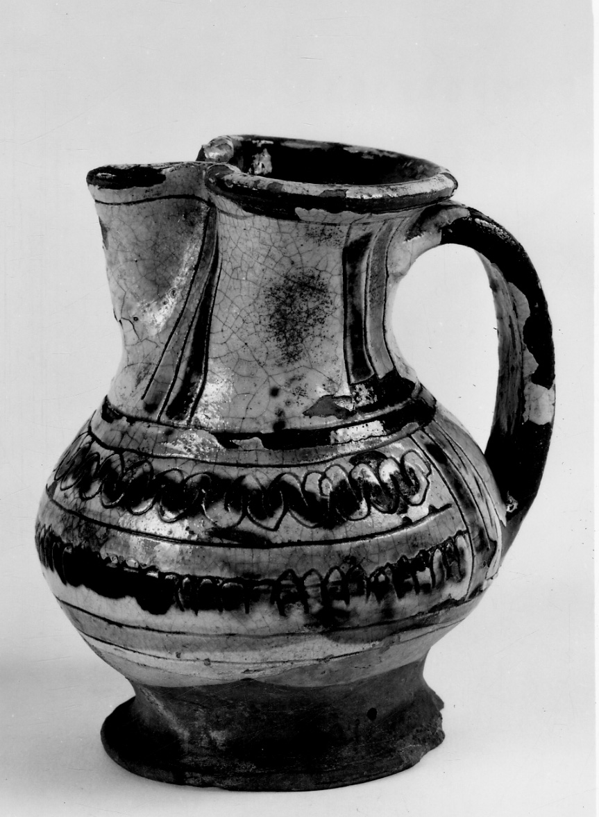 boccale, opera isolata - bottega piemontese (secc. XV/ XVI)