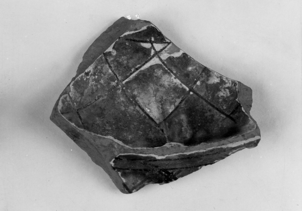 scodella, frammento - bottega piemontese (secc. XVI/ XVII)