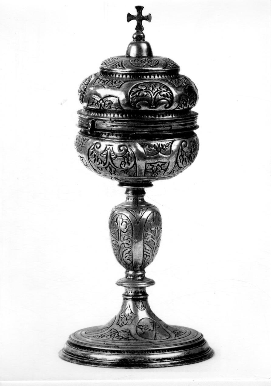 pisside, opera isolata - bottega piemontese (ultimo quarto sec. XIX)