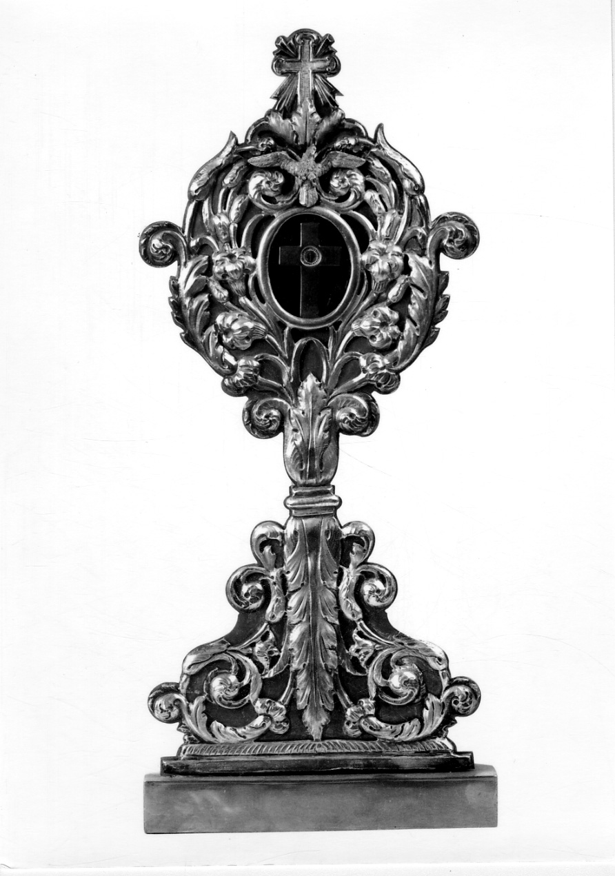 reliquiario - a ostensorio, opera isolata - bottega piemontese (sec. XIX)