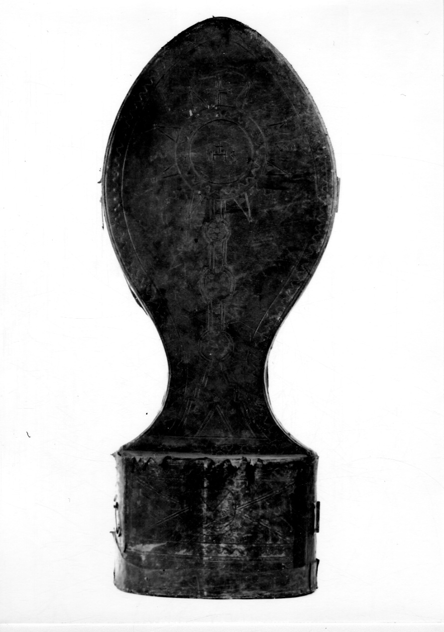 custodia - di ostensorio, opera isolata - bottega piemontese (secondo quarto sec. XIX)