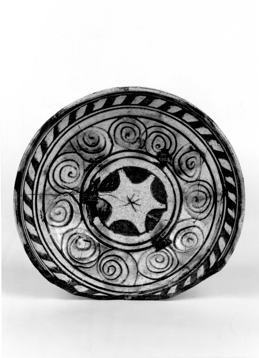 ciotola, opera isolata - bottega piemontese (secc. XVI/ XVII)