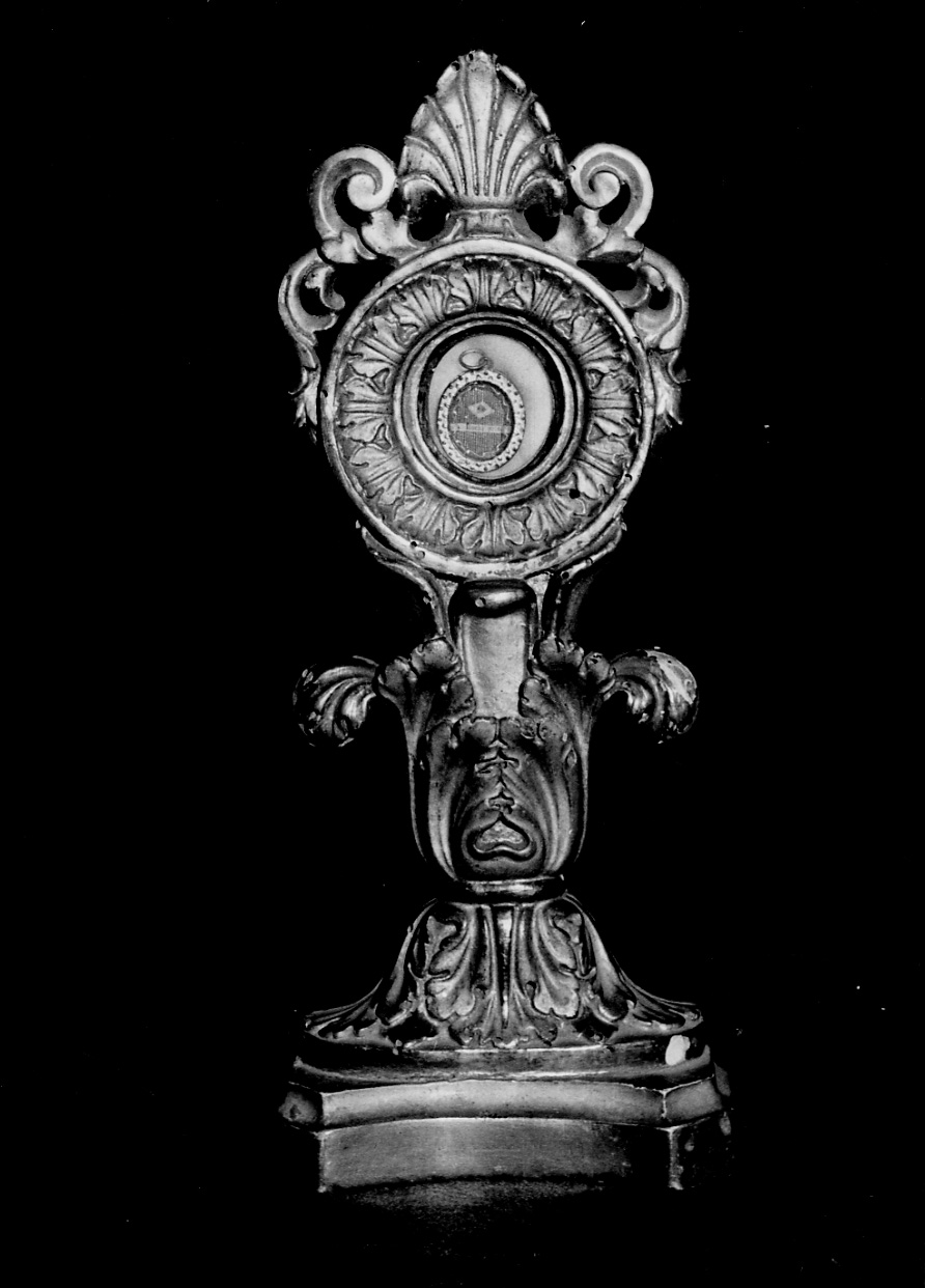 reliquiario-ostensorio, opera isolata - bottega piemontese (prima metà sec. XIX)