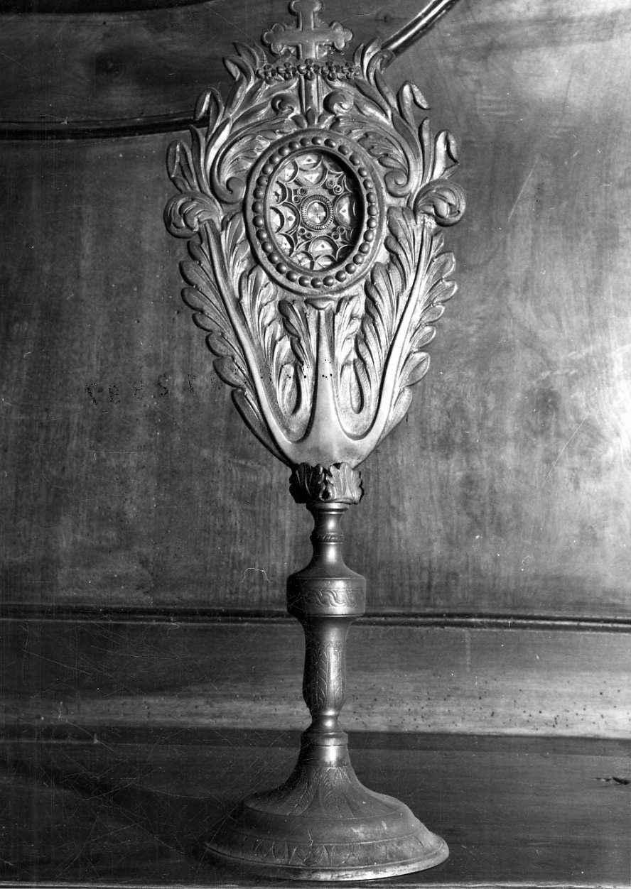 reliquiario - a ostensorio, opera isolata - bottega piemontese (secondo quarto sec. XIX)